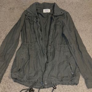 Army green jacket